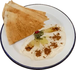 Labneh street food dip with creamy yogurt, olive oil, and herbs – Utopia Mercato London