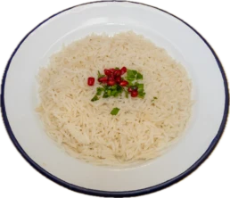 Fluffy rice street food side – Utopia Mercato London